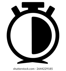 Timer, clock, stopwatch isolated set icons. Countdown timer symbol icon set. Label cooking time. Vector illustration.