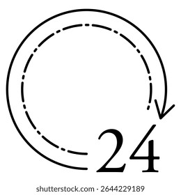 Timer, clock, stopwatch isolated set icons. Countdown timer symbol icon set. Label cooking time. Vector illustration.