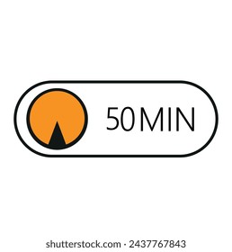 Timer clock vector illustration icon set