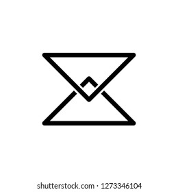timer / double triangle / fashion / line logo design inspirations