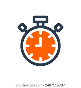 Timer for Football Vector Icon