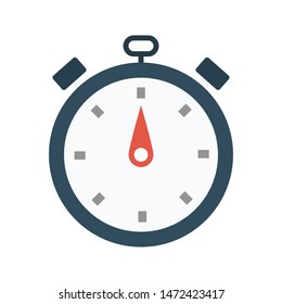 timer glyph flat vector icon