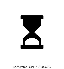 timer glyph icon black and white