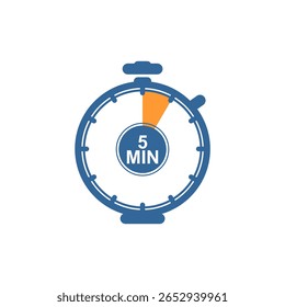 Timer Icon 5 Minuten Vektor
