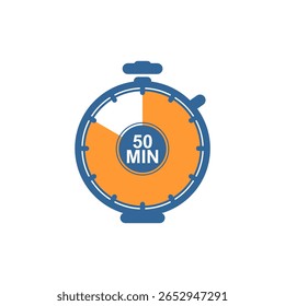 Icono de temporizador 50 minutos