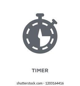 Timer icon. Timer design concept from Time managemnet collection. Simple element vector illustration on white background.