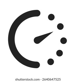 timer icon, duration illustration, 24 hour time illustration, waiting illustration.