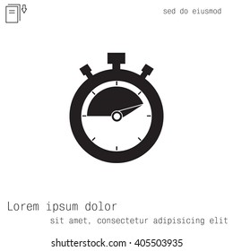 timer icon. Exclusive Symbols 