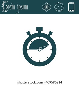 timer icon. Exclusive Symbols 