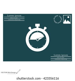 timer icon. Exclusive Symbols 