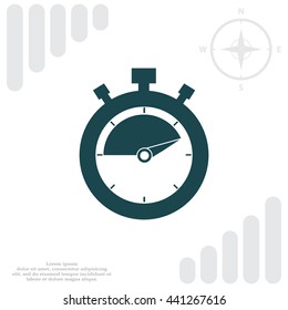 timer icon. Exclusive Symbols 
