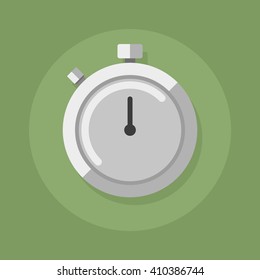 Timer icon. Flat icon. Timer logo