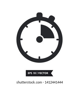 timer icon illustration symbol sign, logo template, vector, eps 10