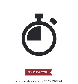 timer icon illustration symbol sign, logo template, vector, eps 10