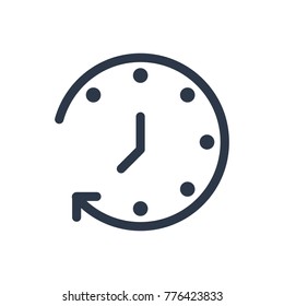 Timer icon. Isolated clock and timer icon line style. Premium quality vector symbol drawing concept for your logo web mobile app UI design.