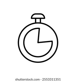Icono del contador de tiempo aislado en el fondo blanco