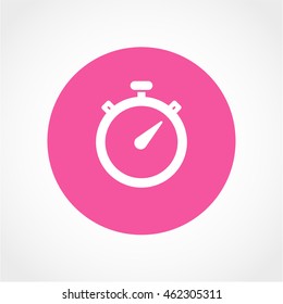 timer Icon Isolated on White Background