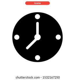 timer icon isolated sign symbol vector illustration - high quality black style vector icons
