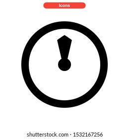timer icon isolated sign symbol vector illustration - high quality black style vector icons
