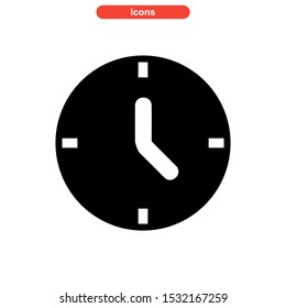 timer icon isolated sign symbol vector illustration - high quality black style vector icons
