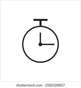 Timer icon logo vector design