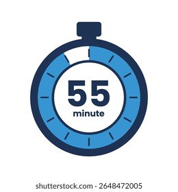 Timer icon start Numeric elements for progress tracking, Time Tracking Illustration, Stopwatch Countdown Icons.