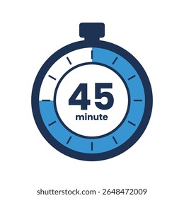 Timer icon start Numeric elements for progress tracking, Time Tracking Illustration, Stopwatch Countdown Icons.