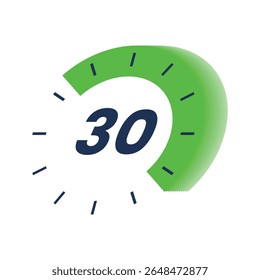 Timer icon start Numeric elements for progress tracking, Time Tracking Illustration, Stopwatch Countdown Icons.
