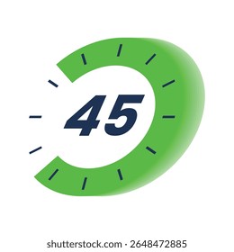 Timer icon start Numeric elements for progress tracking, Time Tracking Illustration, Stopwatch Countdown Icons.