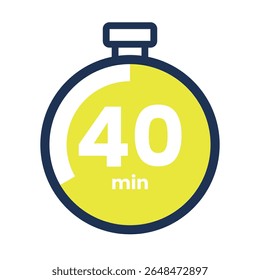 Timer icon start Numeric elements for progress tracking, Time Tracking Illustration, Stopwatch Countdown Icons.