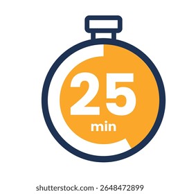 Timer icon start Numeric elements for progress tracking, Time Tracking Illustration, Stopwatch Countdown Icons.