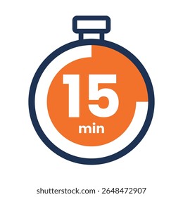 Timer icon start Numeric elements for progress tracking, Time Tracking Illustration, Stopwatch Countdown Icons.