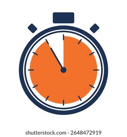 Timer icon start Numeric elements for progress tracking, Time Tracking Illustration, Stopwatch Countdown Icons.