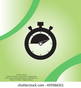 timer icon. stopwatch