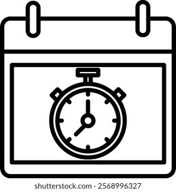 Timer Icon Symbol Art Sign