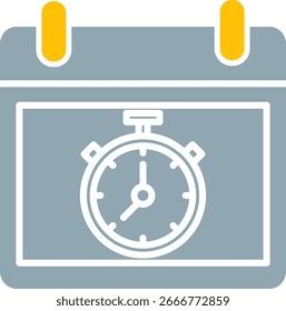 Symbol-Kunstzeichen für Zeitgeber