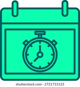 Símbolo Artístico de Ícone de Timer