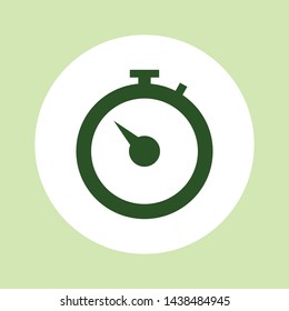 Timer icon in trendy design style. Timer icon isolated on white background. 