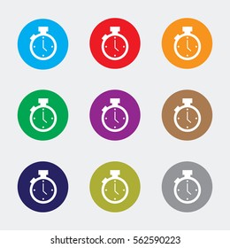 Timer icon vector