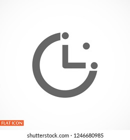 timer icon. Vector  Eps 10 