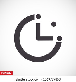 timer icon. Vector  Eps 10 