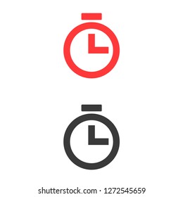 timer icon. Vector  Eps 10 