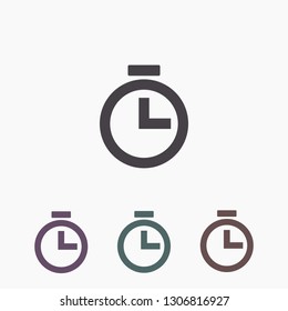 timer icon. Vector  Eps 10 