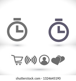 timer icon. Vector  Eps 10 