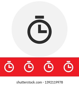 timer icon. Vector  Eps 10 . Lorem Ipsum Flat Design 
