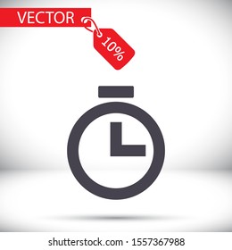 timer icon. Vector Eps 10 . Lorem Ipsum Flat Design