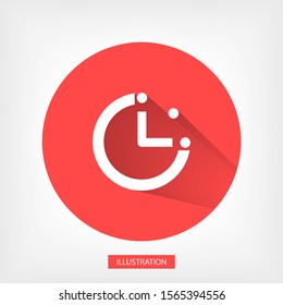 timer icon. Vector  Eps 10 . Lorem Ipsum Flat Design 