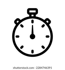 Timer icon. Vector isolated illustration