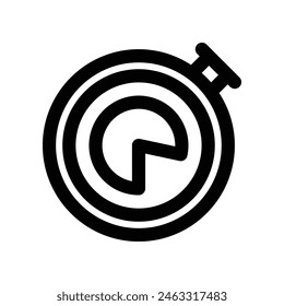 timer icon. vector line icon for your website, mobile, presentation, and logo design.