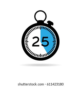 Timer icon. Vector stock illustration